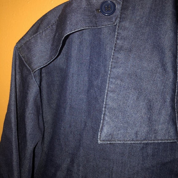 Women’s Denim Shirt Dress - Picture 3 of 5